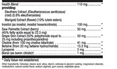 Max for Men ® (Iron Free), TABS