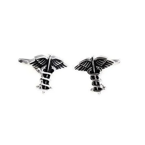 Medical Emt Caduceus Cufflinks