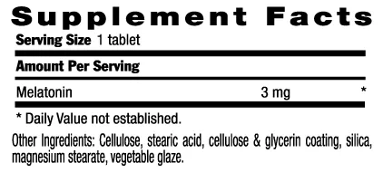 Melatonin 3 mg Rapid Release, 90 tab