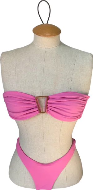 Melissa Odabash Pink Bandeau Bikini set UK 10
