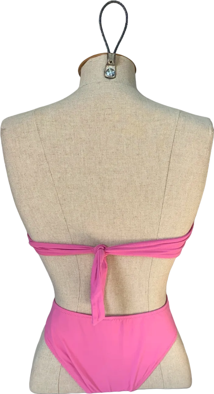 Melissa Odabash Pink Bandeau Bikini set UK 10