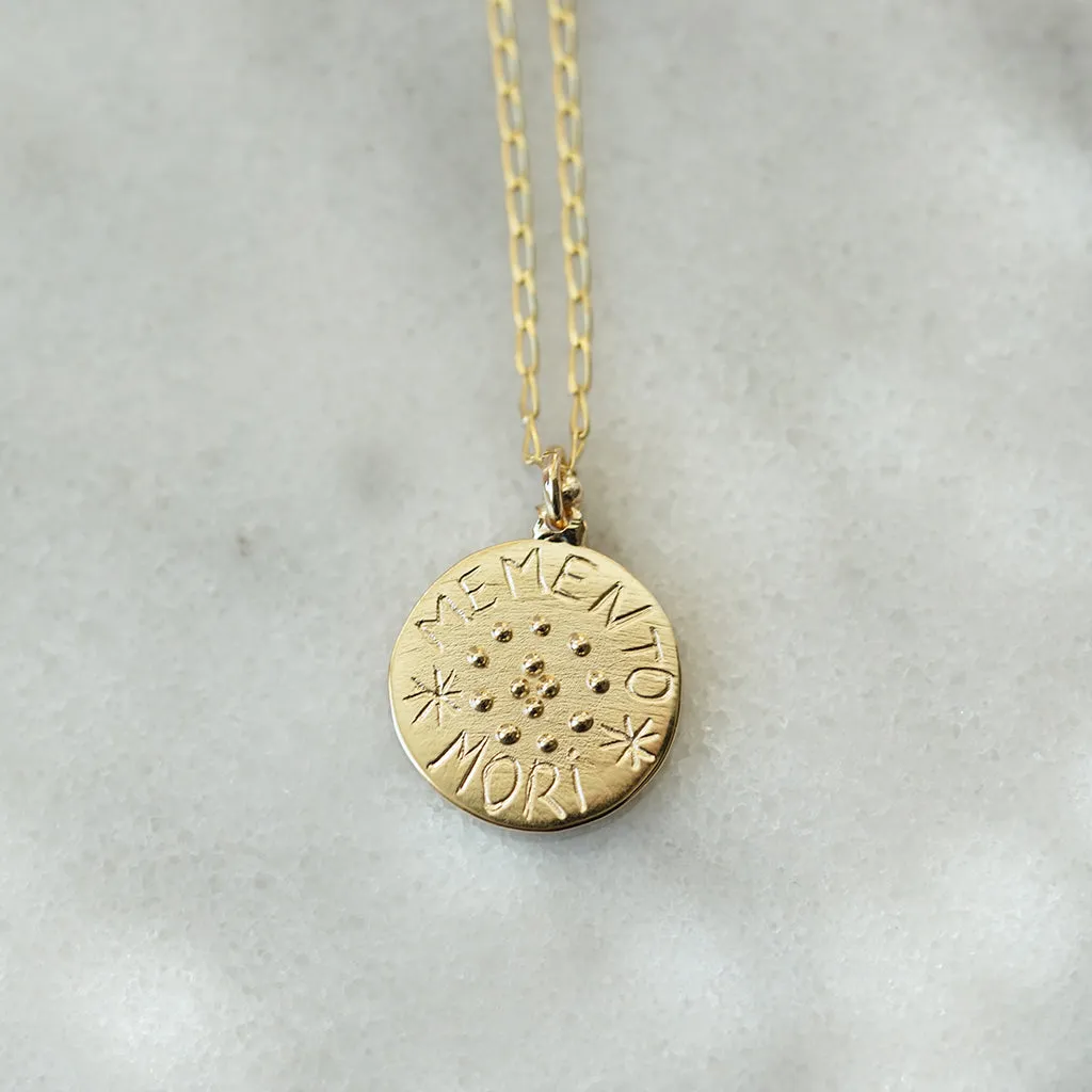 Memento Mori Necklace gold