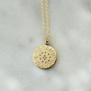 Memento Mori Necklace gold