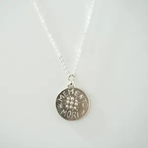 Memento Mori Necklace silver