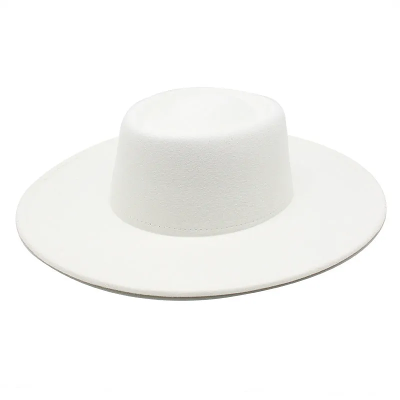 Men And Women Fashion Simple Felt Bowler Hat