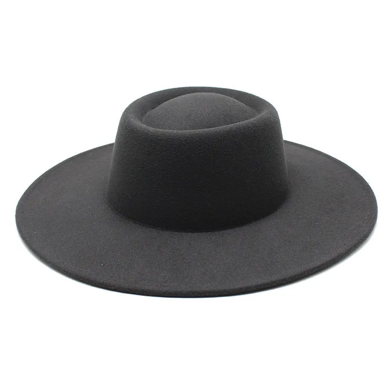 Men And Women Fashion Simple Felt Bowler Hat