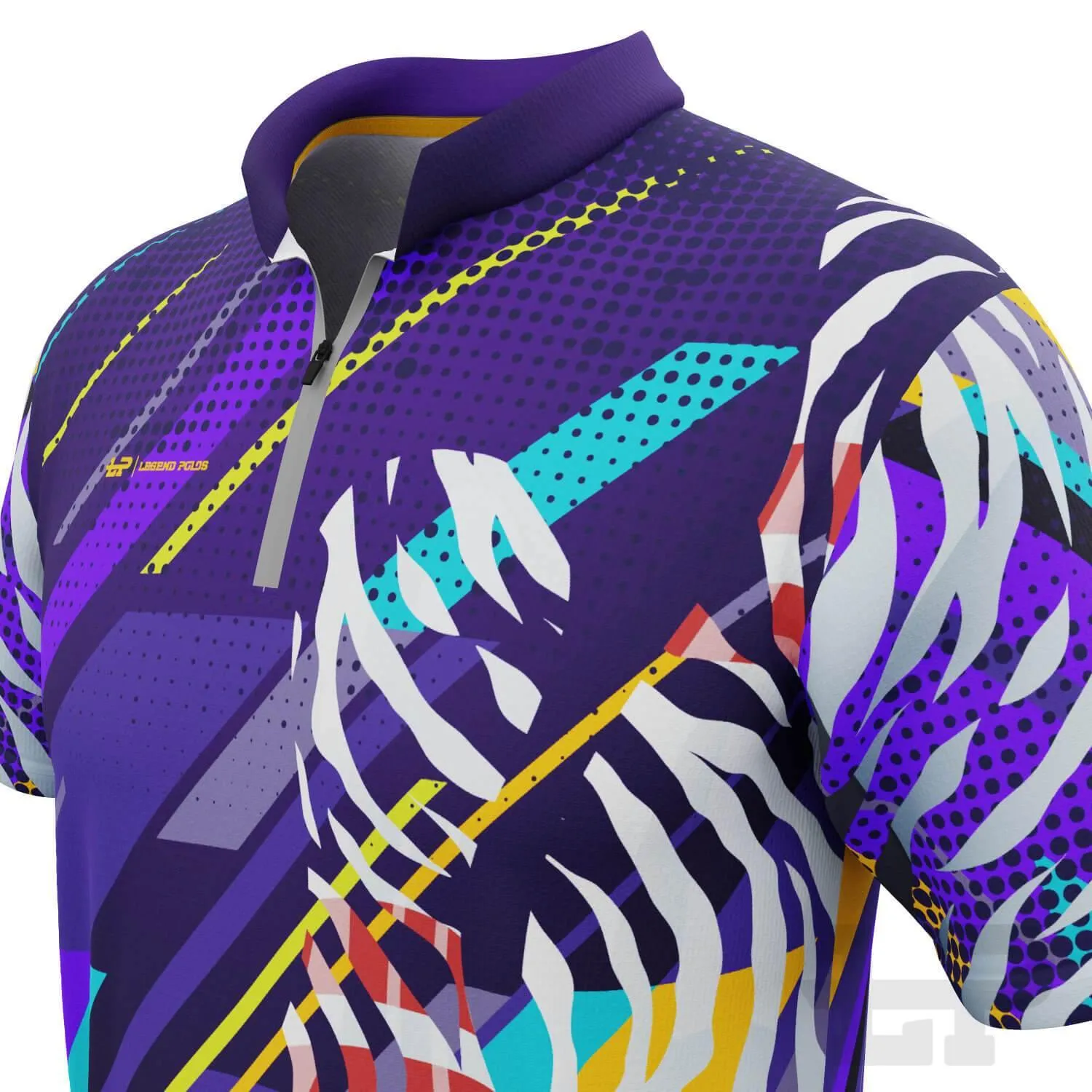 Men's Animal Print Short Sleeve Tenpin Bowling Shirt