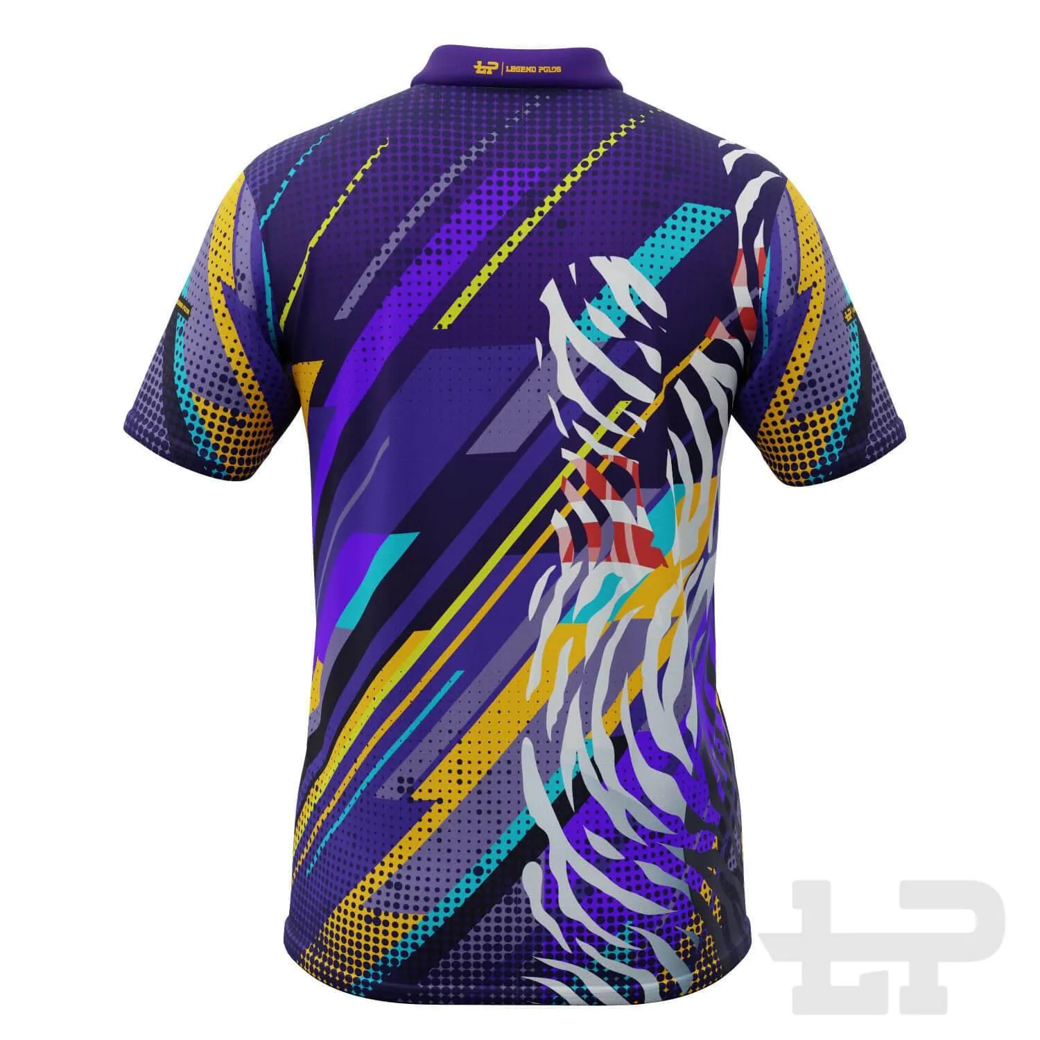 Men's Animal Print Short Sleeve Tenpin Bowling Shirt