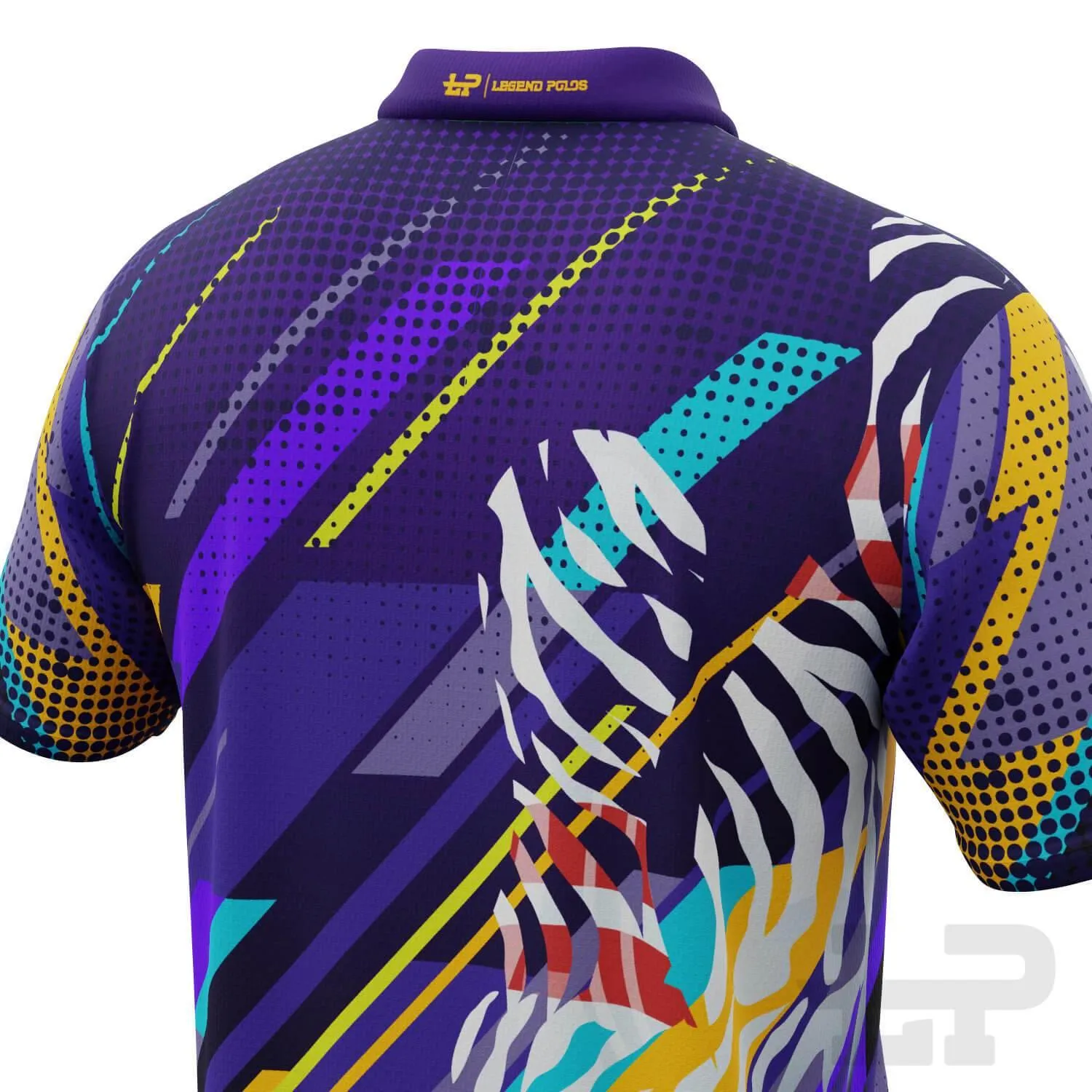 Men's Animal Print Short Sleeve Tenpin Bowling Shirt