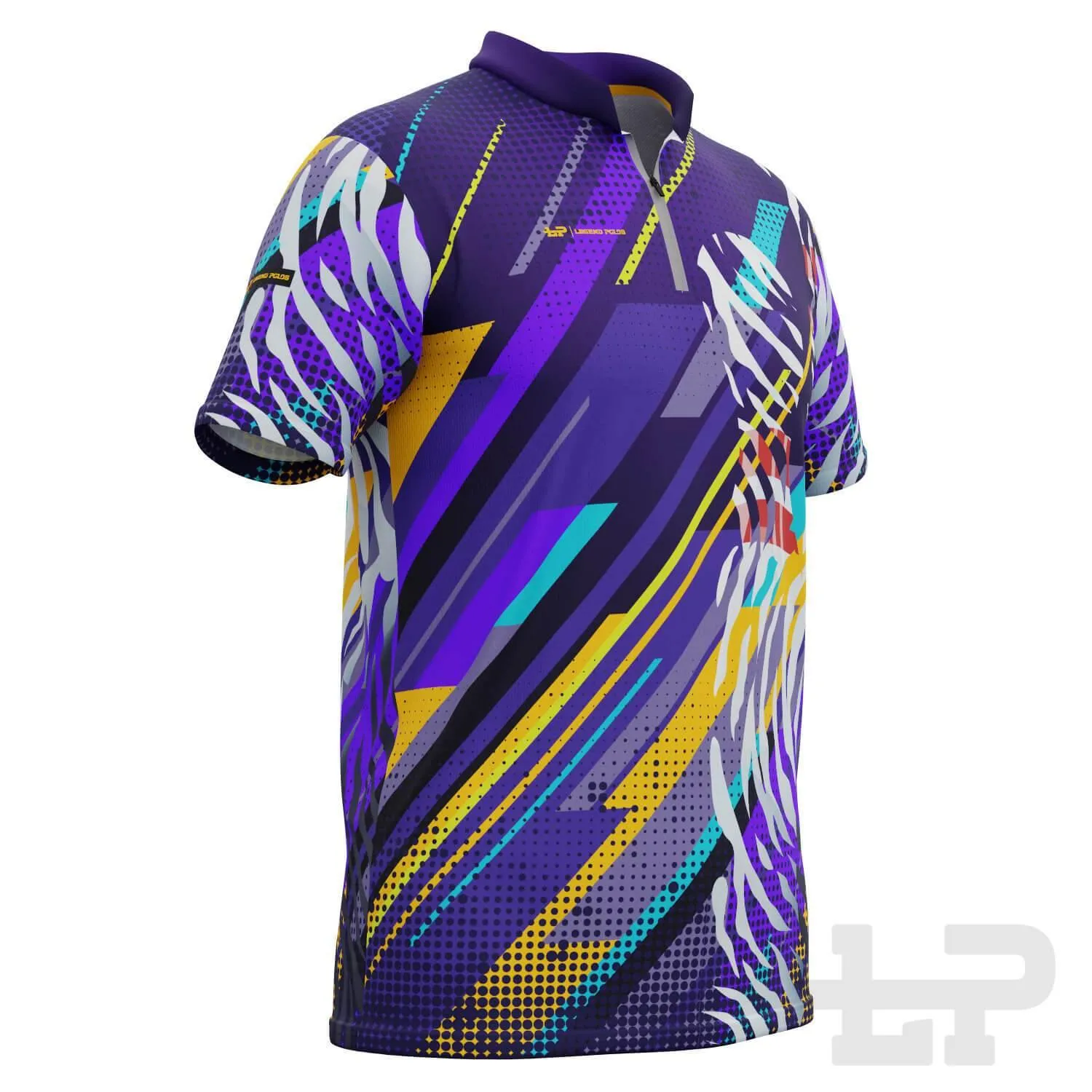 Men's Animal Print Short Sleeve Tenpin Bowling Shirt