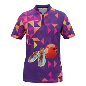 Men's Diamond Short Sleeve Tenpin Bowling Shirt