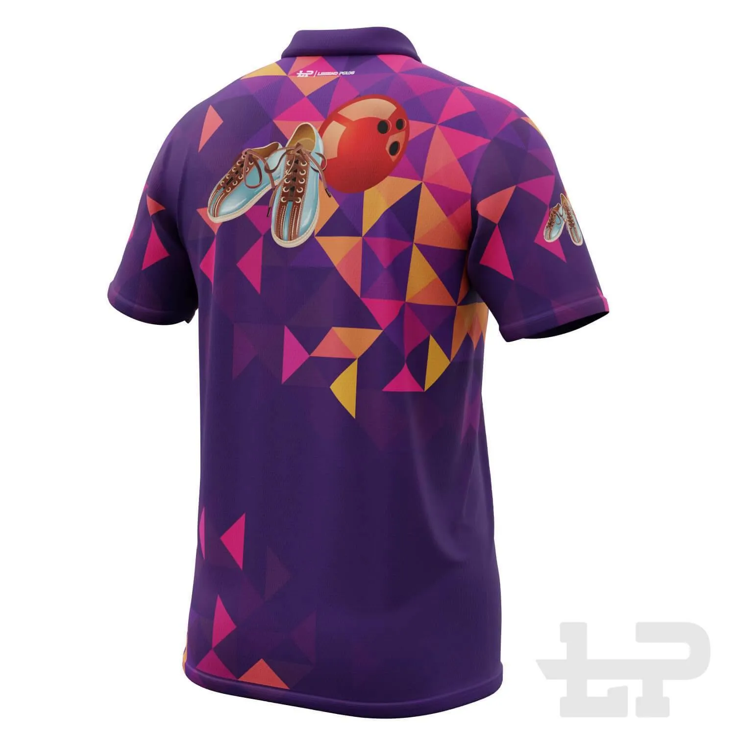 Men's Diamond Short Sleeve Tenpin Bowling Shirt