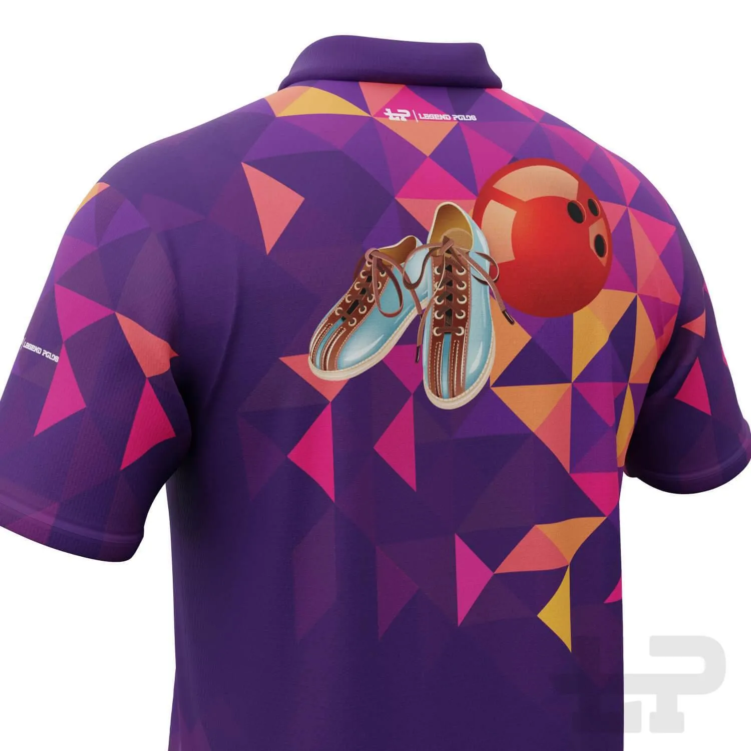 Men's Diamond Short Sleeve Tenpin Bowling Shirt