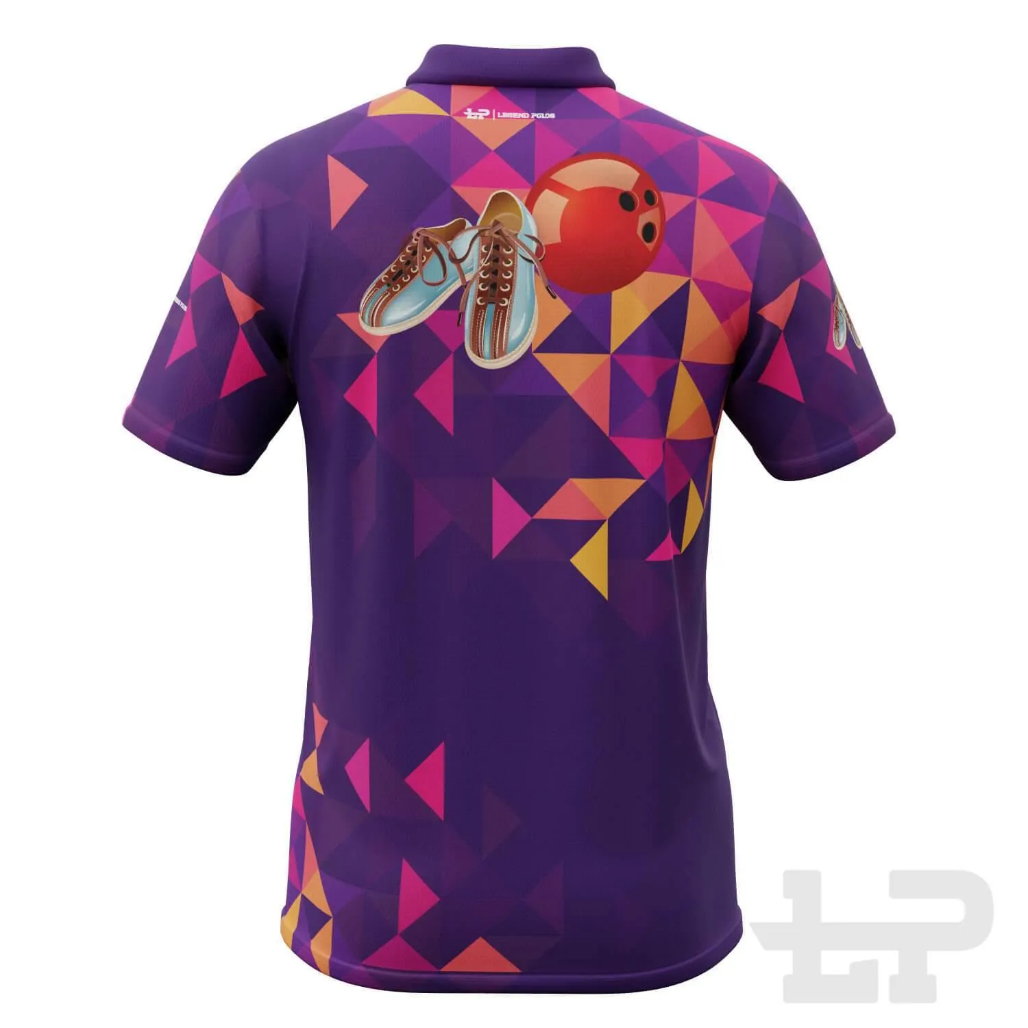 Men's Diamond Short Sleeve Tenpin Bowling Shirt