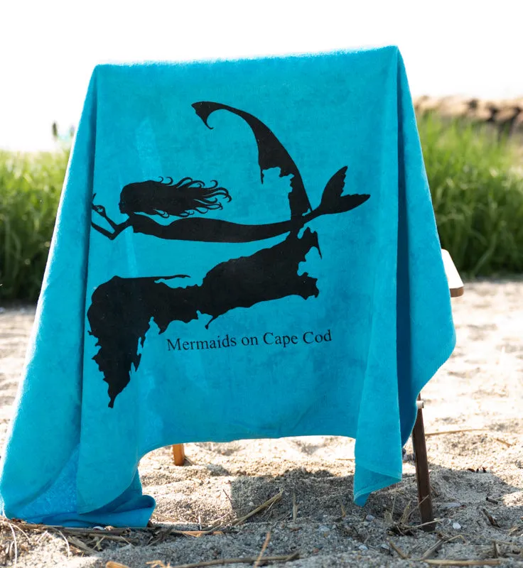 Mermaids on Cape Cod Beach Towel