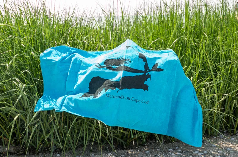 Mermaids on Cape Cod Beach Towel