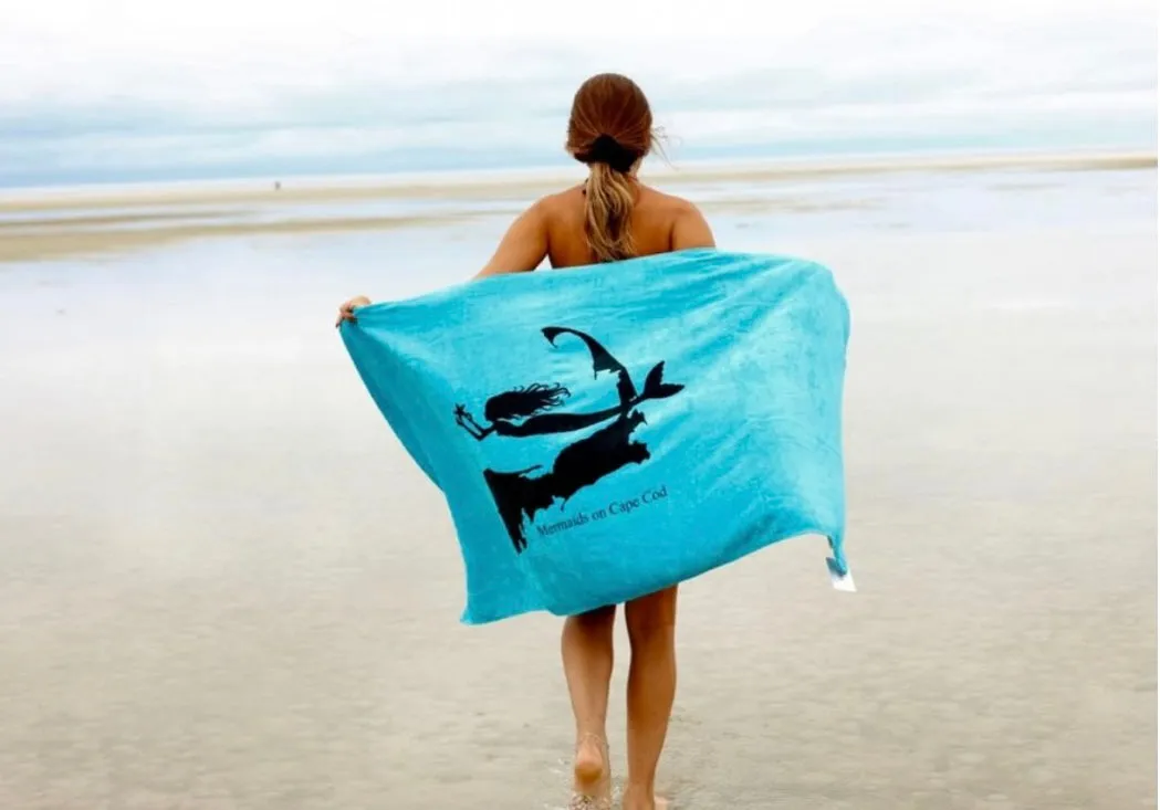 Mermaids on Cape Cod Beach Towel