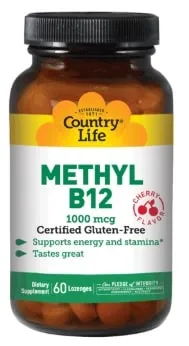Methyl B-12 Lozenges 1000 mcg Cherry Flavor, 60 loz