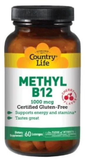 Methyl B-12 Lozenges 1000 mcg Cherry Flavor, 60 loz