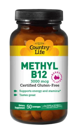 Methyl B-12 Lozenges 3000 mcg, 50 loz