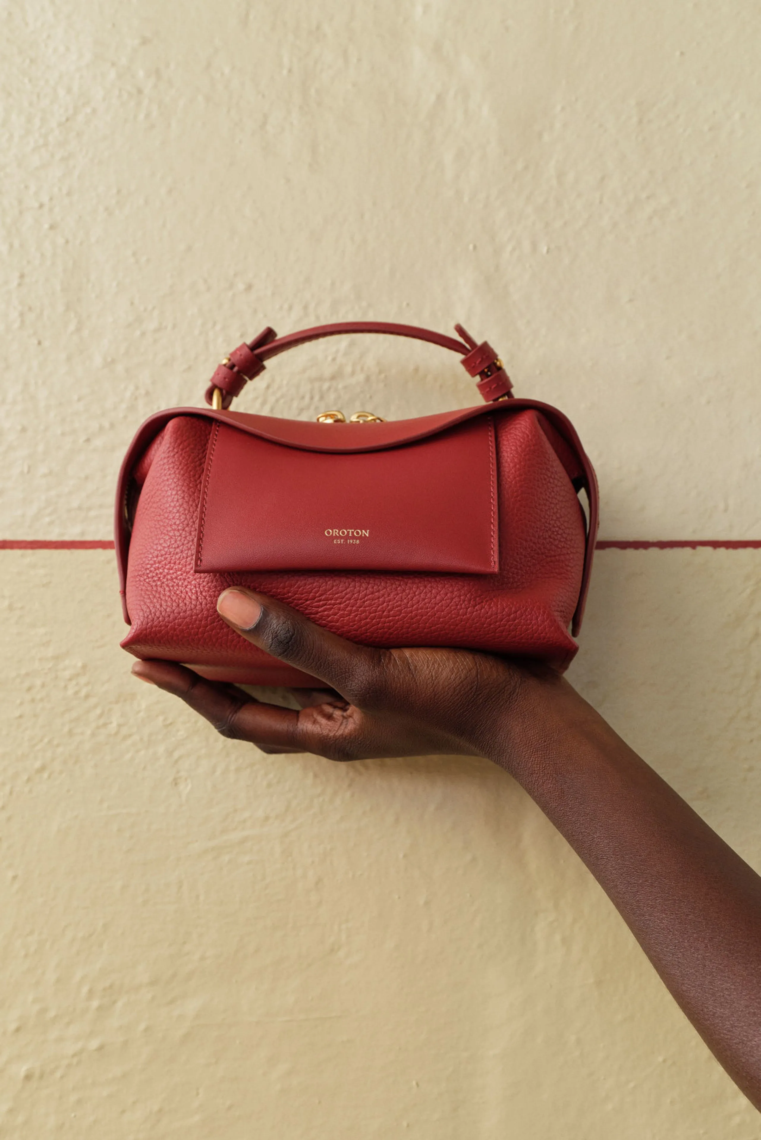 Mica Mini Bowler in Cherry