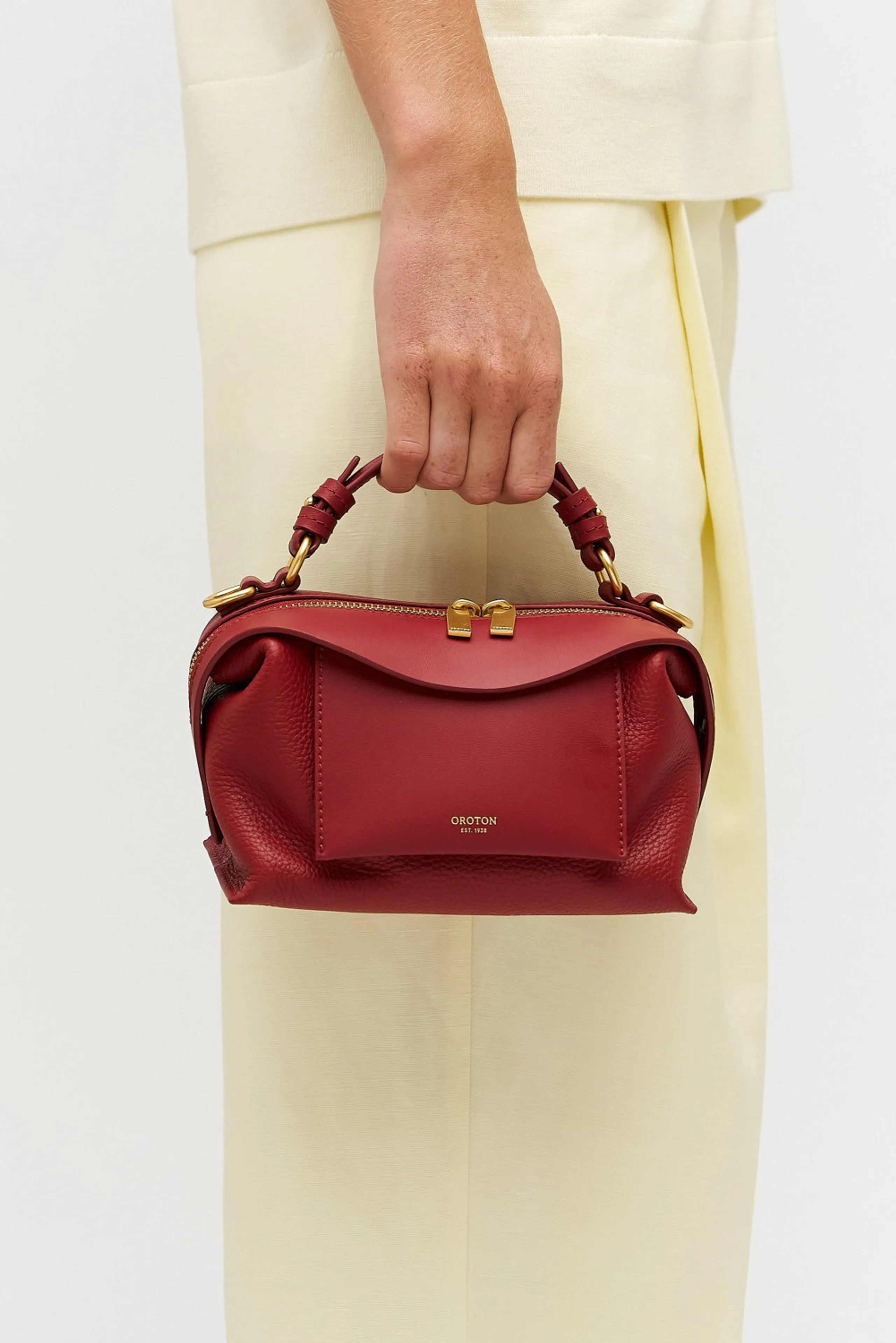 Mica Mini Bowler in Cherry