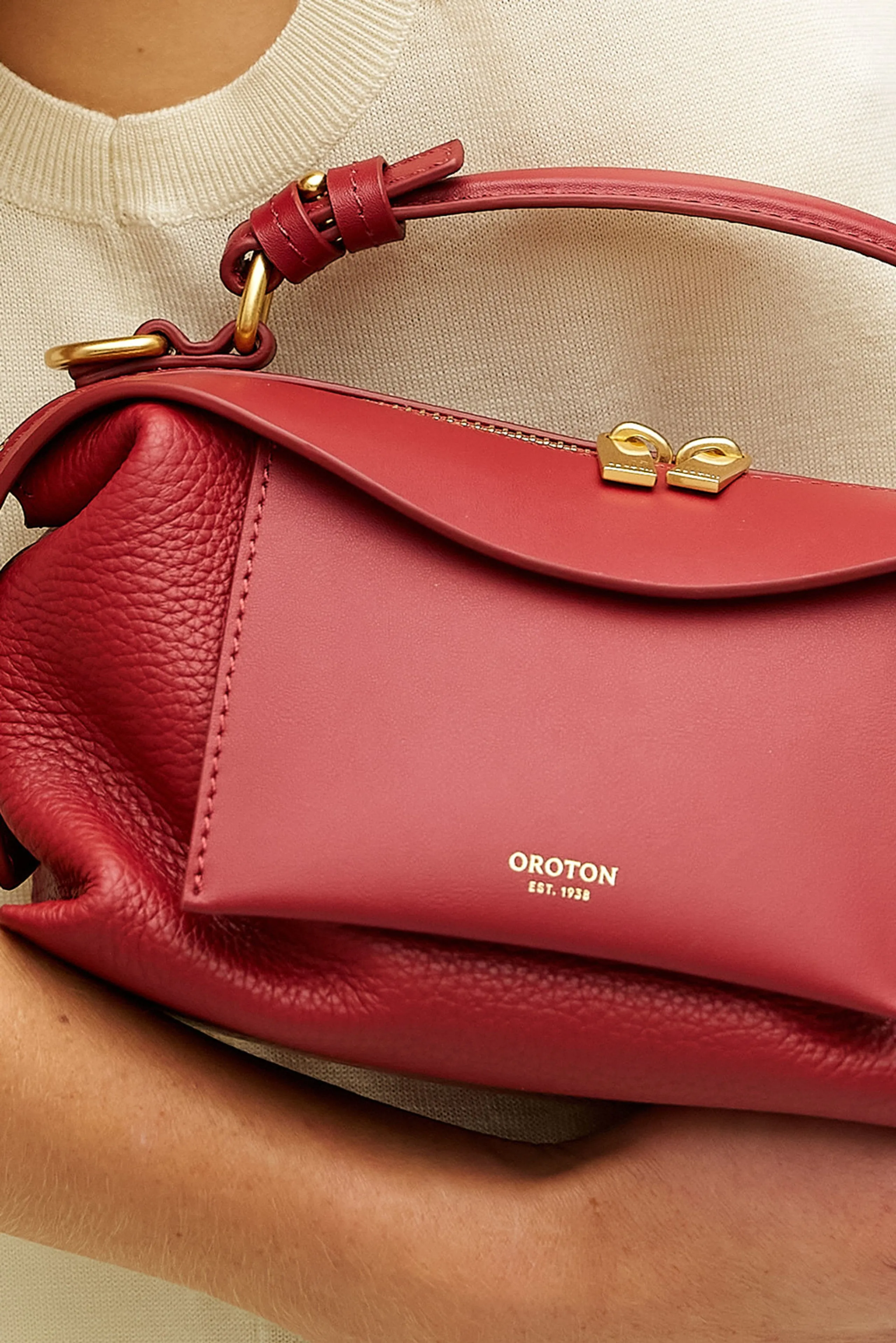 Mica Mini Bowler in Cherry