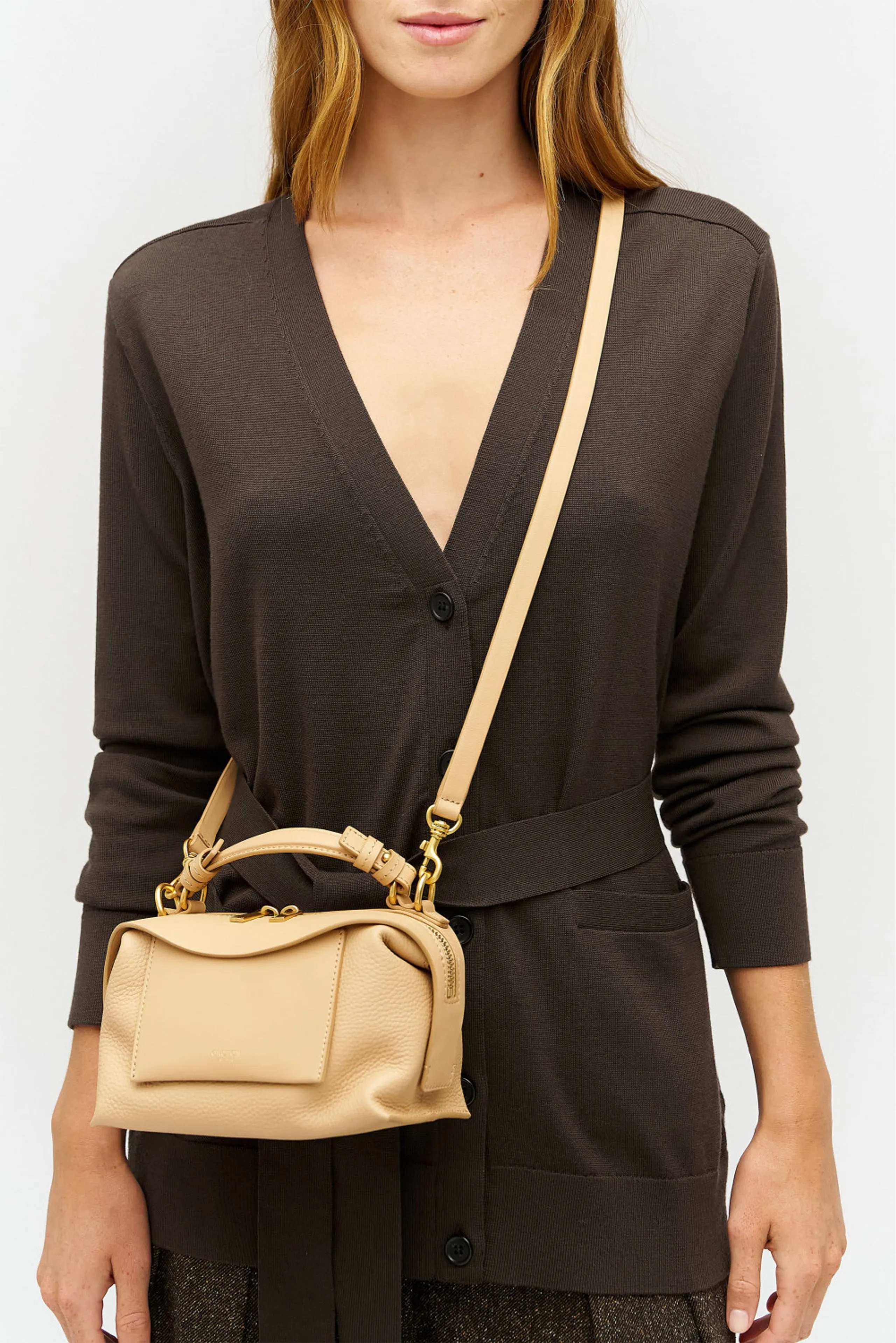 Mica Small Bowler in Biscotti