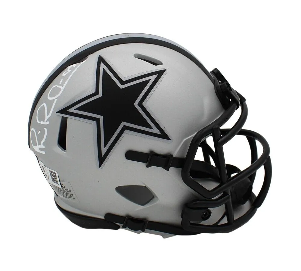 Michael Irvin Signed Dallas Cowboys Speed Rave NFL Mini Helmet