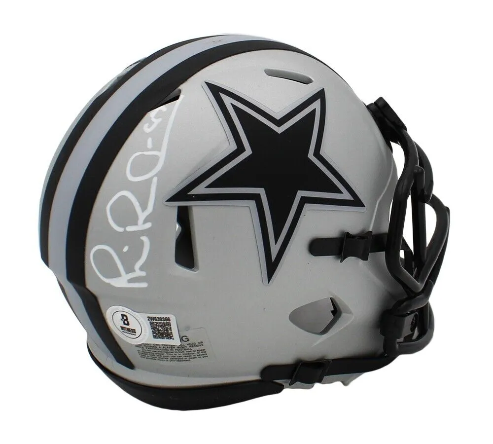 Michael Irvin Signed Dallas Cowboys Speed Rave NFL Mini Helmet