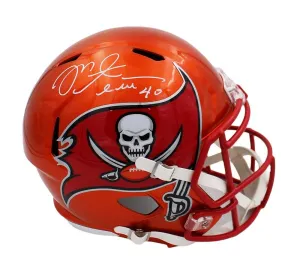 Mike Alstott Signed Tampa Bay Buccaneers Speed Full Size Flash NFL Helmet