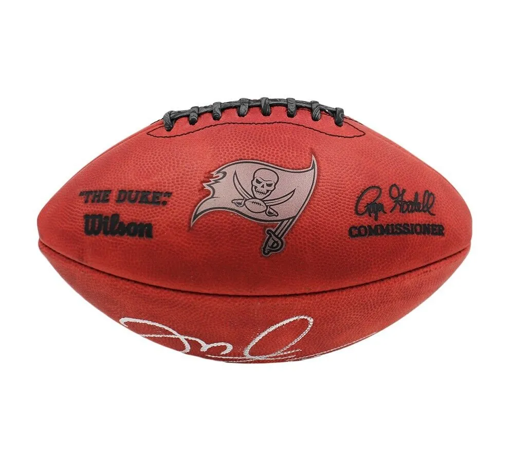 Mike Alstott Signed Tampa Bay Buccaneers Wilson Authentic NFL Football