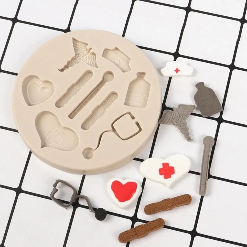 MINI MEDICAL THEMED/ DOCTORS TOOLS MOULD