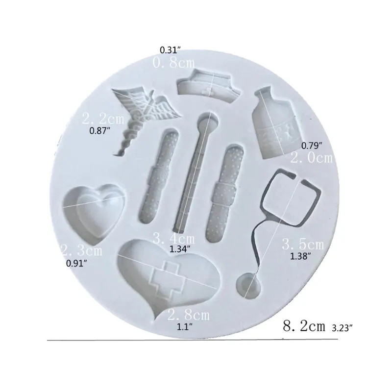 MINI MEDICAL THEMED/ DOCTORS TOOLS MOULD