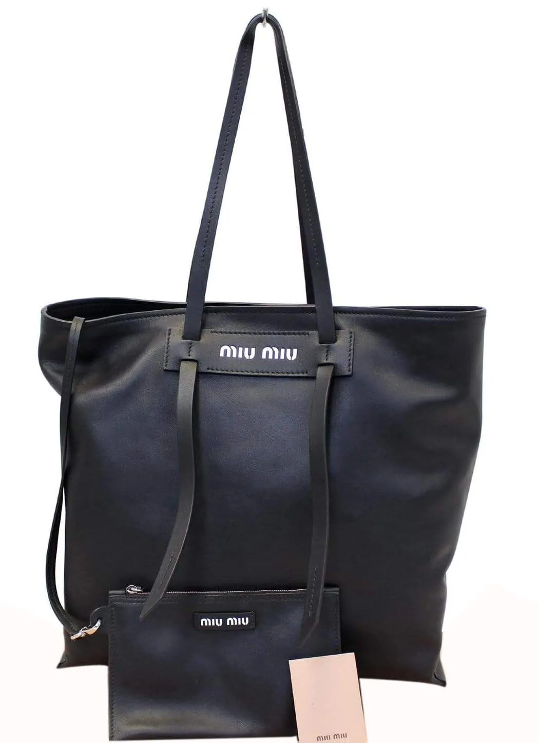 MIU MIU Patch Medium Grace Lux Tote Shoulder Bag - Last Call