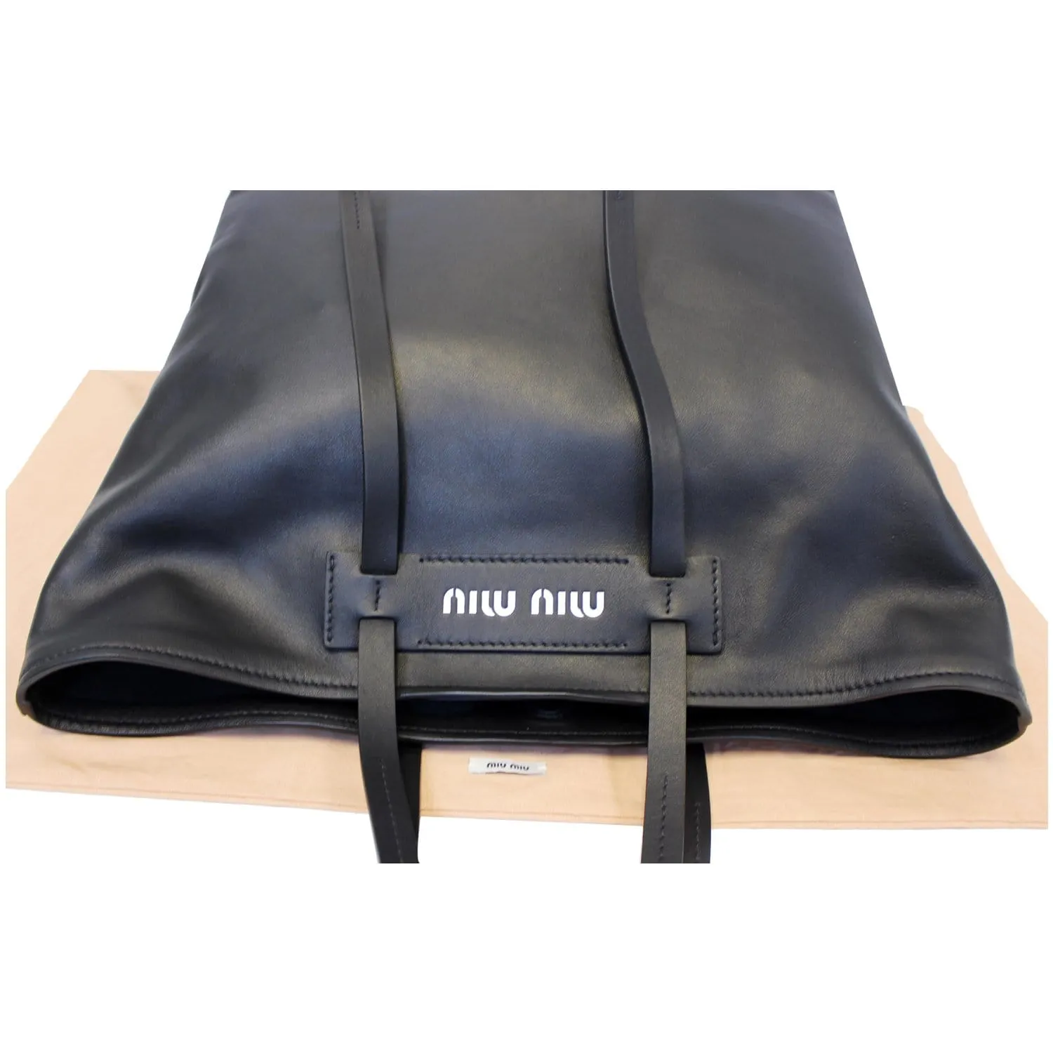 MIU MIU Patch Medium Grace Lux Tote Shoulder Bag - Last Call