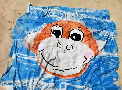 Monkey Train Beach Towel by Jeff Koons