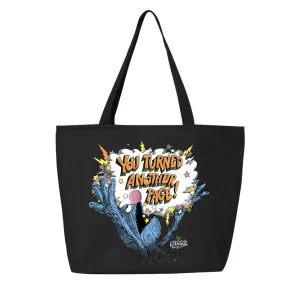 Monster at the End of This Book Tote Bag - Black