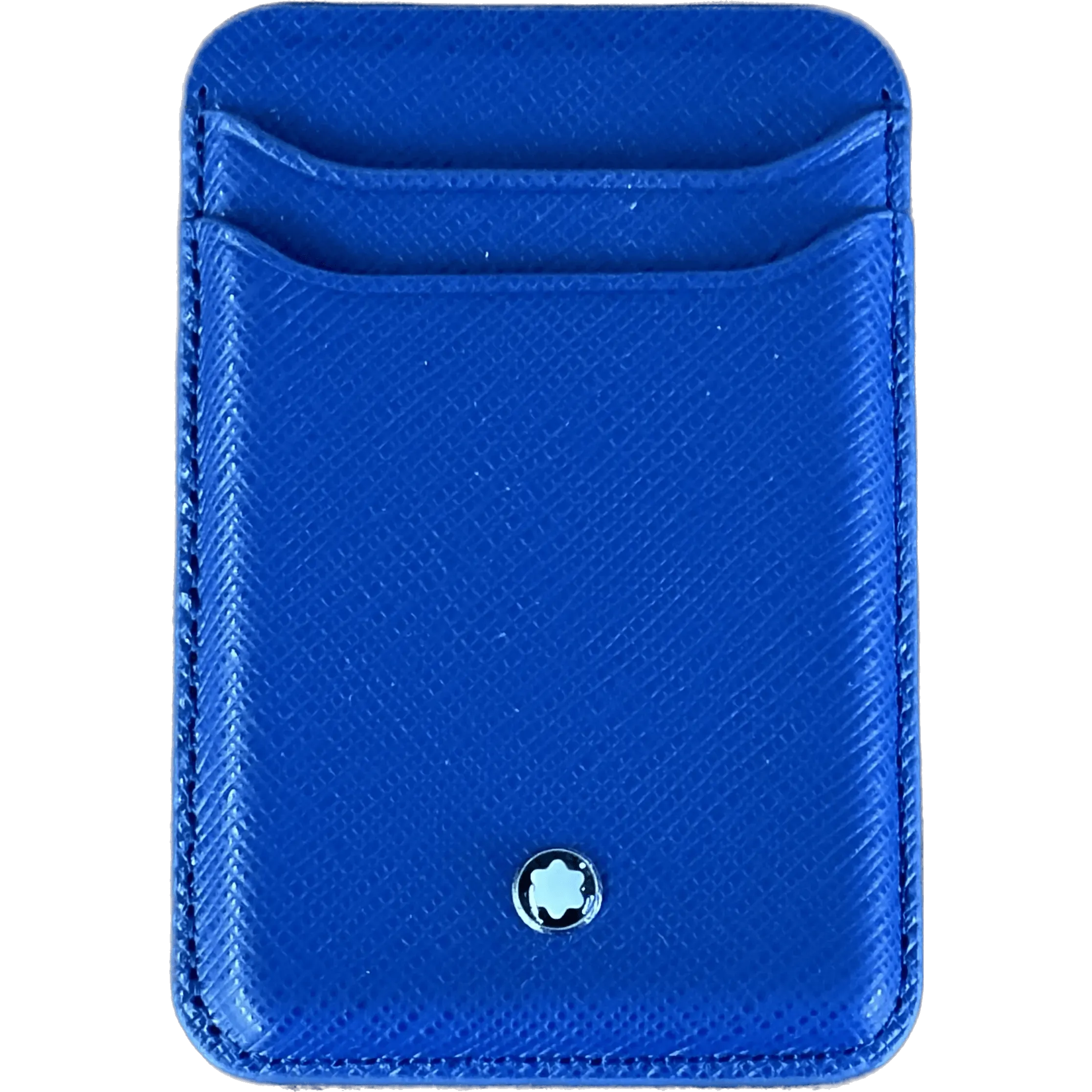 Montblanc Portacarte 2 compartments for iPhone with Apple Magsafe Sartorial Blue 130815