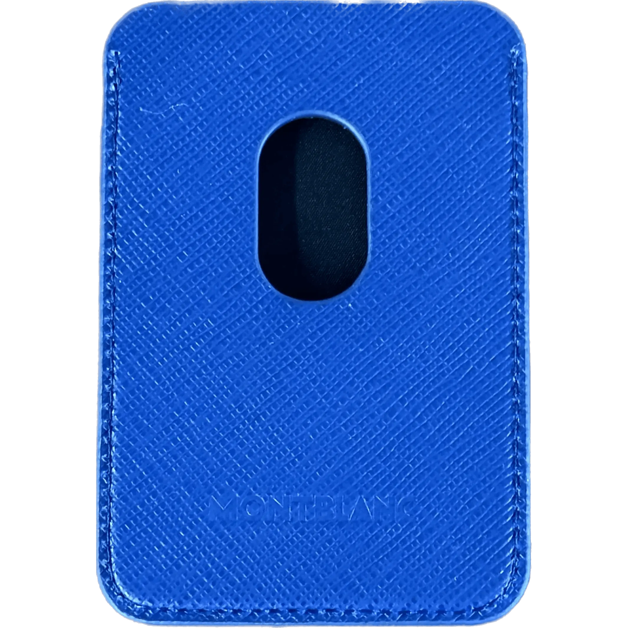 Montblanc Portacarte 2 compartments for iPhone with Apple Magsafe Sartorial Blue 130815