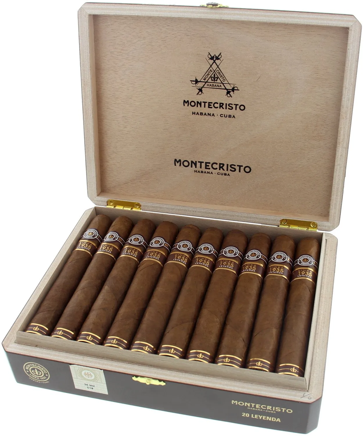 Montecristo Linea 1935 Leyendas
