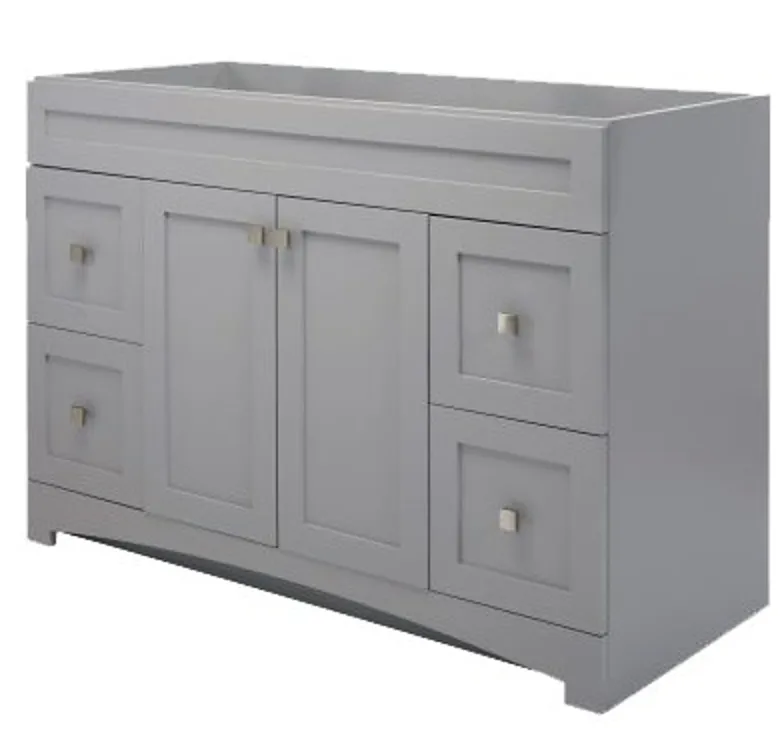 Monterrey Series MXGV4821 Vanity, Cool Gray, 4-Drawer
