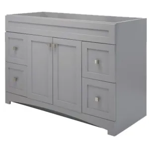 Monterrey Series MXGV4821 Vanity, Cool Gray, 4-Drawer