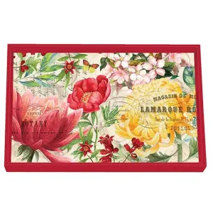 Morning Blossoms Vanity Decoupage Wooden Tray