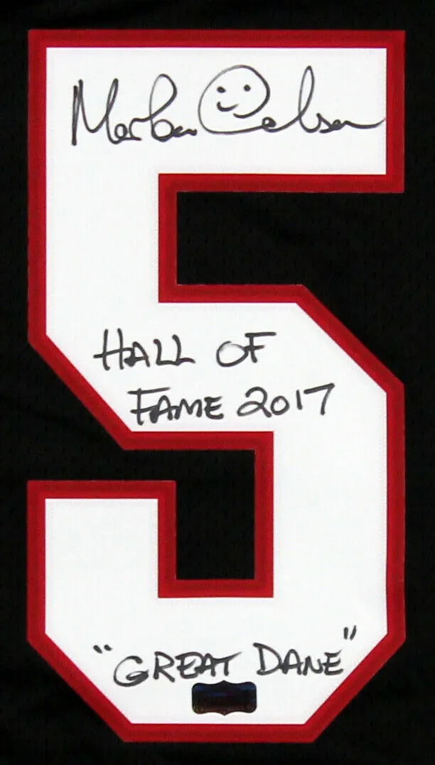 Morten Andersen Signed Atlanta Falcons Authentic Proline Jersey