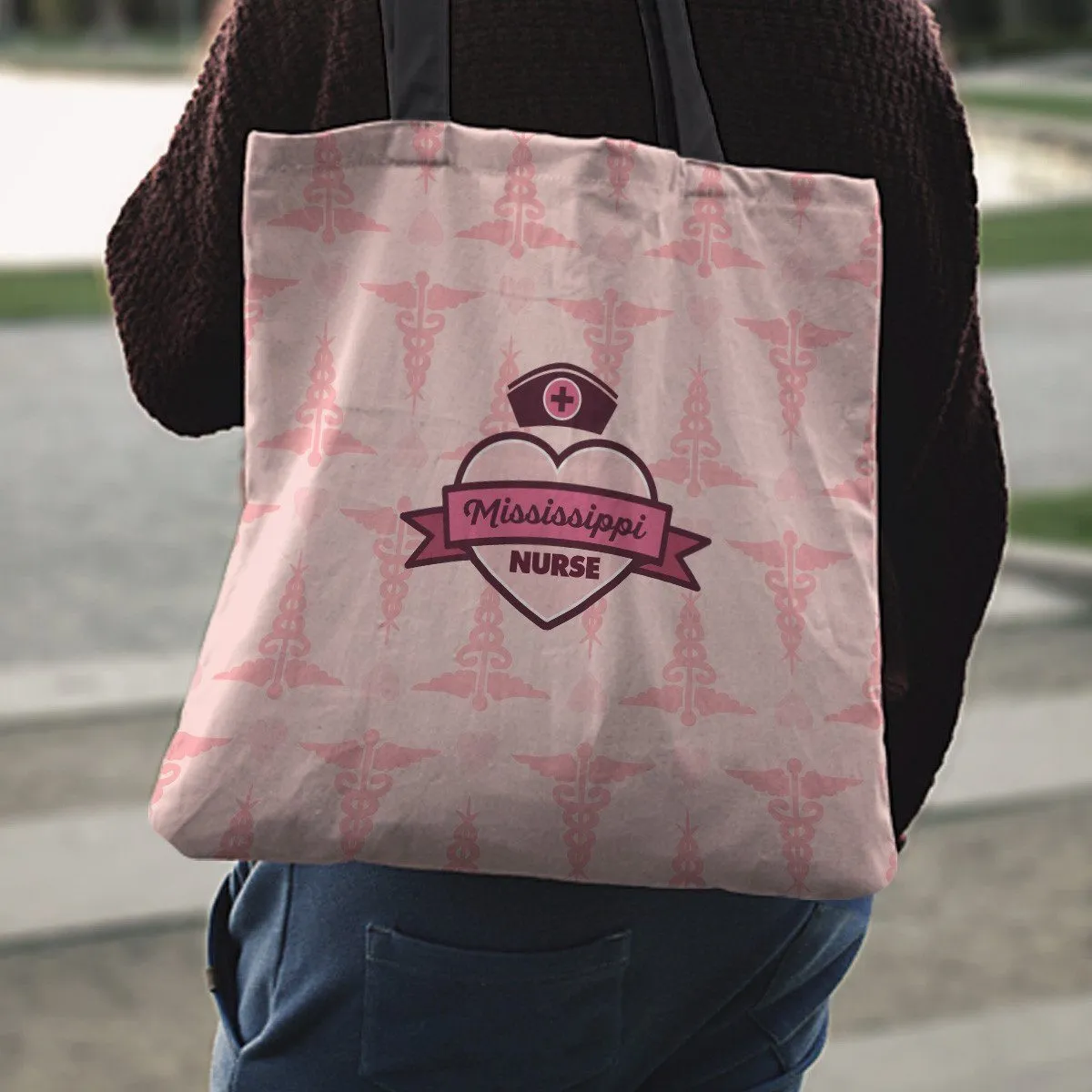 MS Nurse Pink Tote Bag