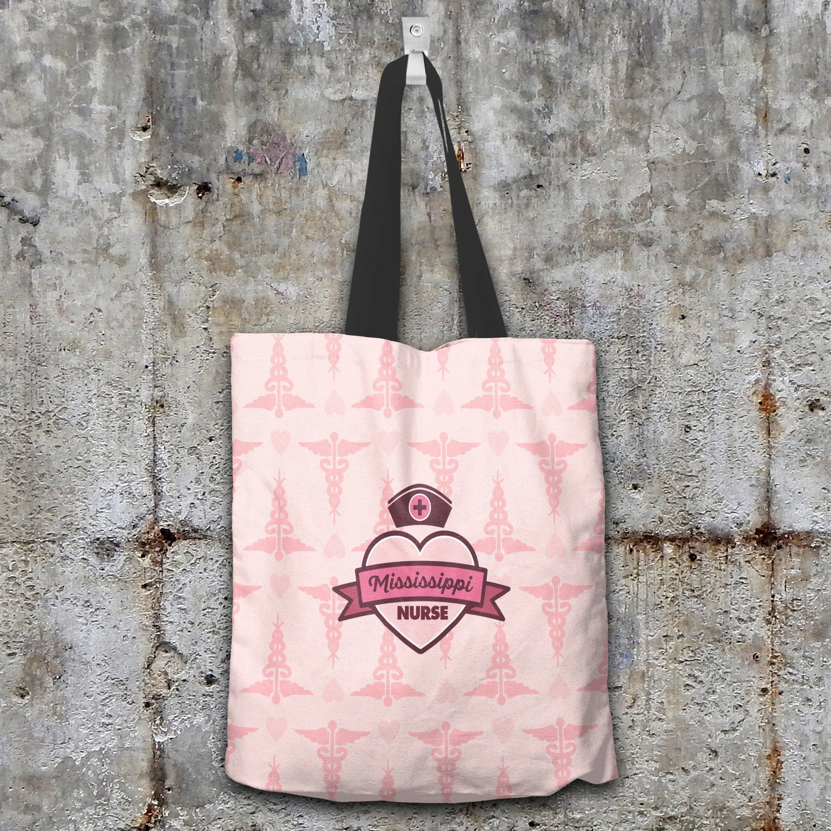 MS Nurse Pink Tote Bag
