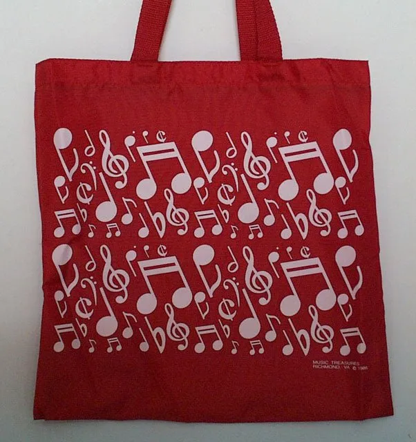 Music Note Tote Bag