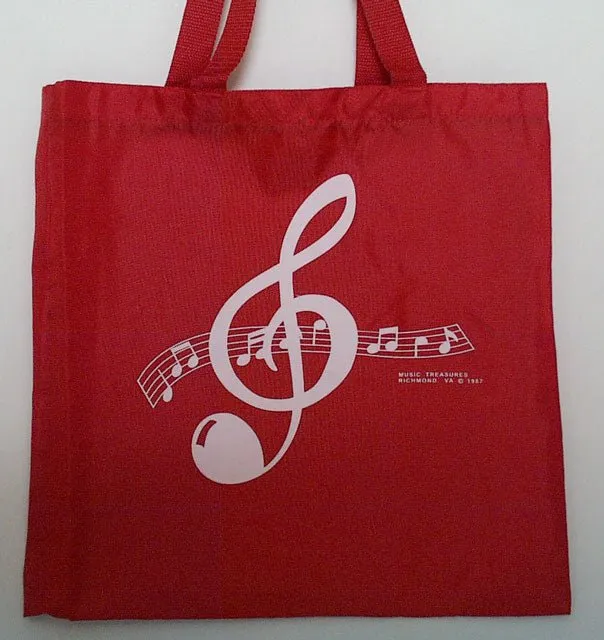 Music Note Tote Bag