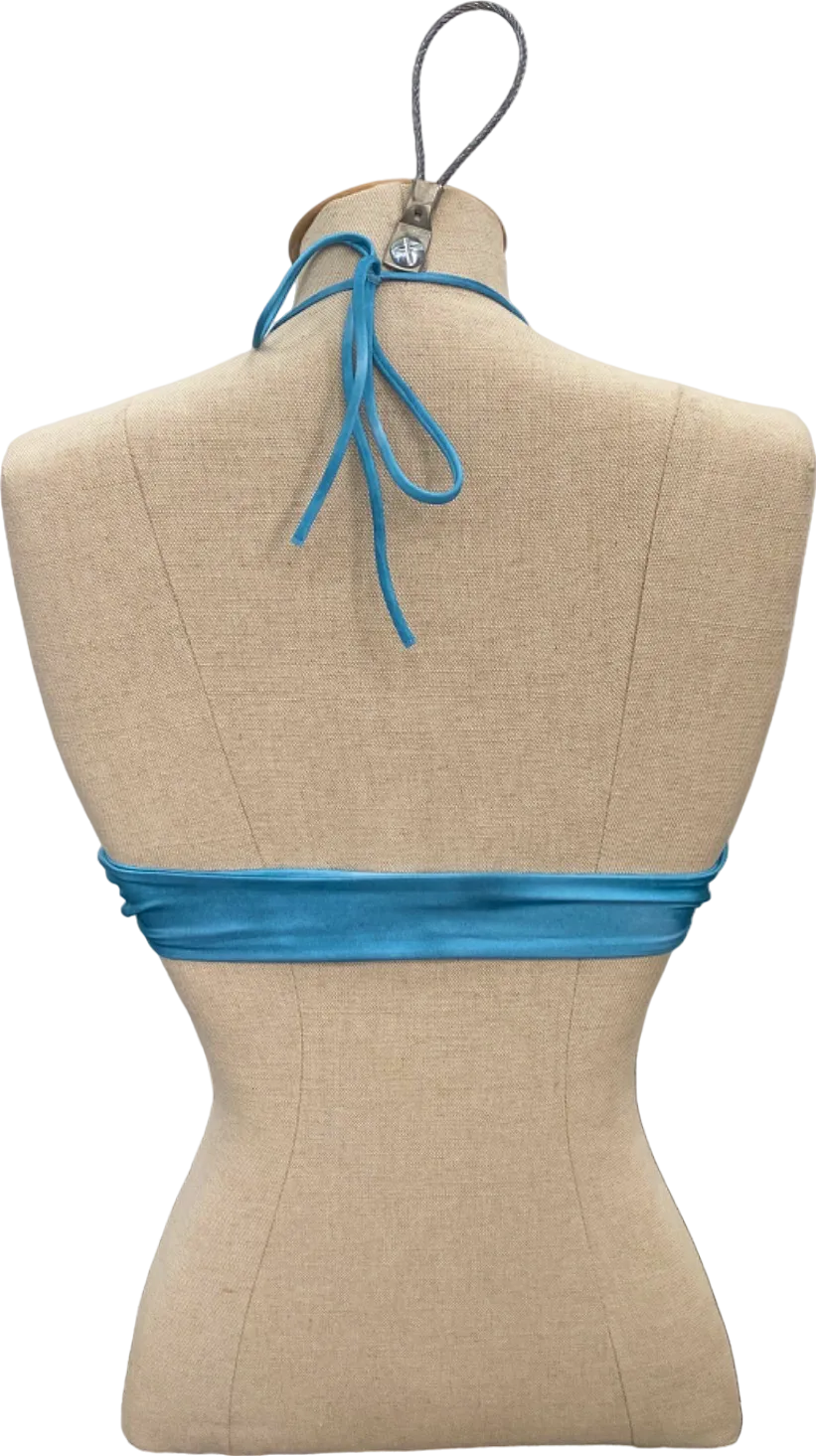 Neena Blue Swim Bikini Top XS